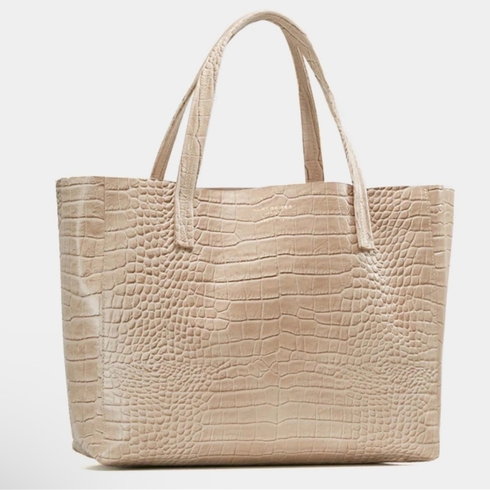Kurt Geiger Shopper Violet Horizontal Tote beige coconut